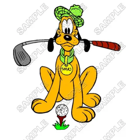 Pluto T Shirt Iron on Transfer Decal #4