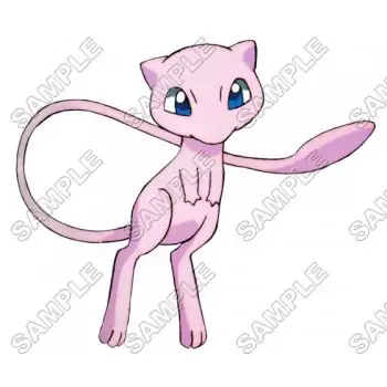 Pokemon Mew  T Shirt Iron on Transfer Decal #8