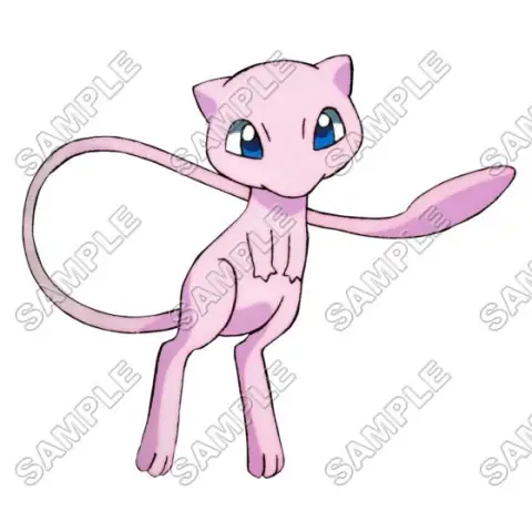 Pokemon Mew T Shirt Iron on Transfer Decal #8 Pokemon Mew T Shirt Iron on Transfer Decal #8
