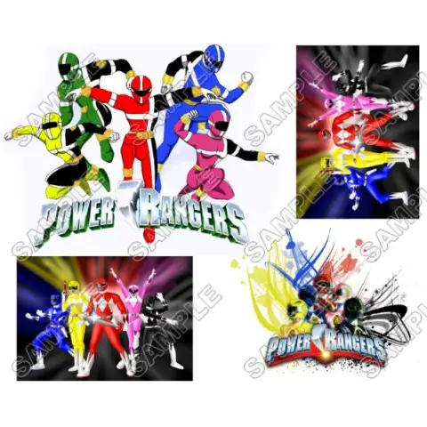 Power Rangers: Samurai T Shirt Iron on Transfer Decal #2 Power Rangers: Samurai T Shirt Iron on Transfer Decal #2