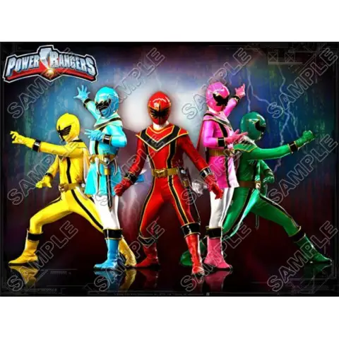 Power Rangers: Samurai T Shirt Iron on Transfer Decal #5 Power Rangers: Samurai T Shirt Iron on Transfer Decal #5