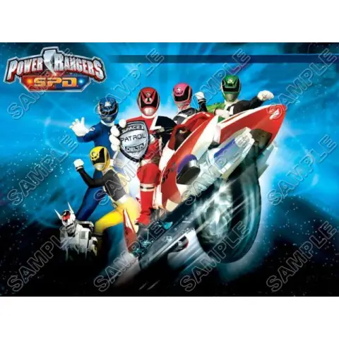 Power Rangers: Samurai T Shirt Iron on Transfer Decal #6 Power Rangers: Samurai T Shirt Iron on Transfer Decal #6