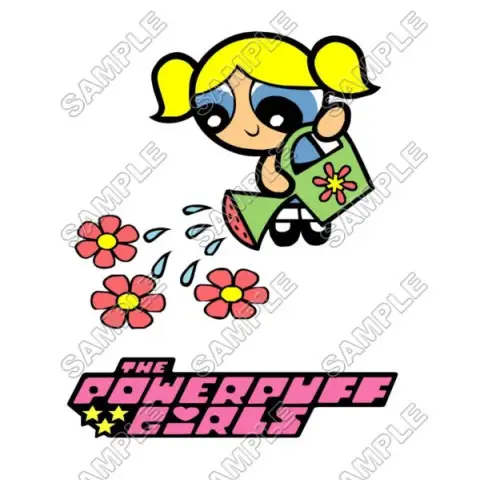 Powerpuff Girls T Shirt Iron on Transfer Decal #2 Powerpuff Girls T Shirt Iron on Transfer Decal #2