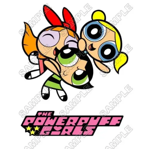 Powerpuff Girls T Shirt Iron on Transfer Decal #4 Powerpuff Girls T Shirt Iron on Transfer Decal #4