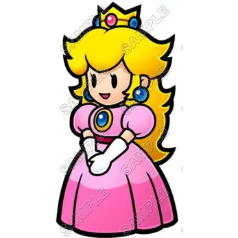 Princess Peach Super Mario T Shirt Iron on Transfer Decal #3 Princess Peach Super Mario T Shirt Iron on Transfer Decal #3