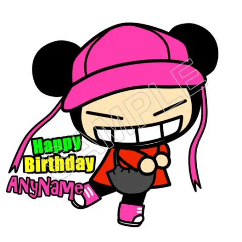 Pucca Birthday Personalized Custom T Shirt Iron on Transfer Decal #106 Pucca Birthday Personalized Custom T Shirt Iron on Transfer Decal #106