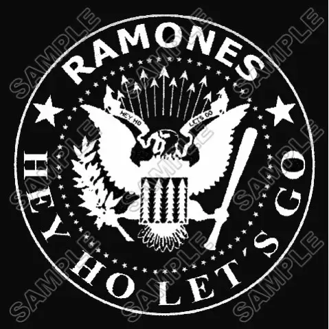 Ramones T Shirt Iron on Transfer Decal #2 Ramones T Shirt Iron on Transfer Decal #2