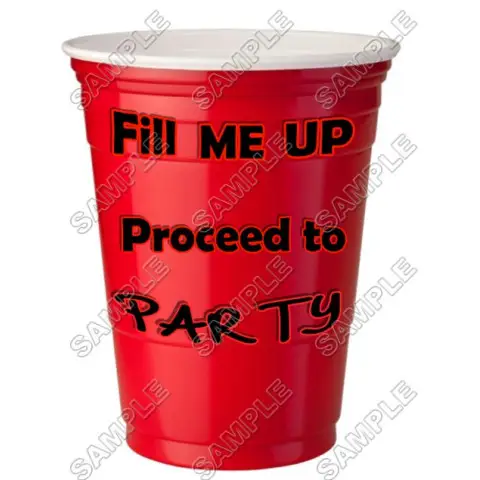 Red Solo Cup Toby Keith T Shirt Iron on Transfer Decal #1 Red Solo Cup Toby Keith T Shirt Iron on Transfer Decal #1