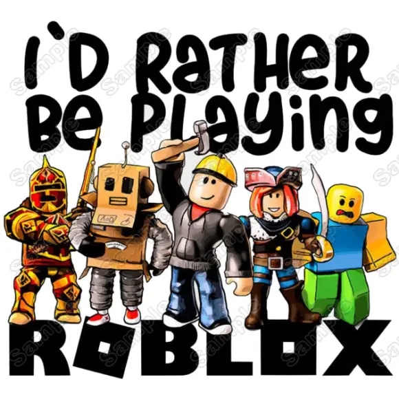 Roblox T Shirt Iron on Transfer Decal #1 Roblox T Shirt Iron on Transfer Decal #1