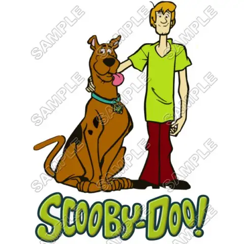 Scooby-Doo T Shirt Iron on Transfer Decal #5 Scooby-Doo T Shirt Iron on Transfer Decal #5