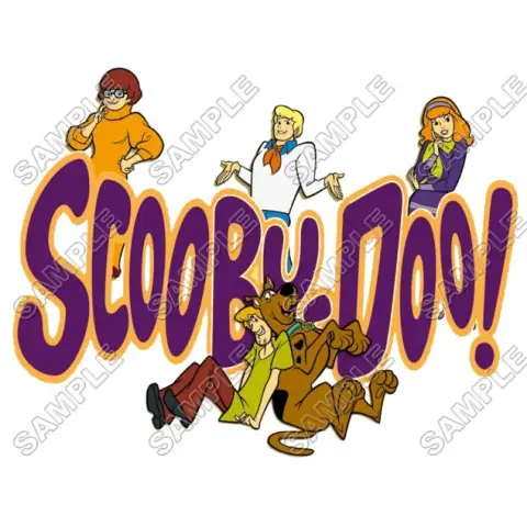 Scooby-Doo T Shirt Iron on Transfer Decal #7 Scooby-Doo T Shirt Iron on Transfer Decal #7
