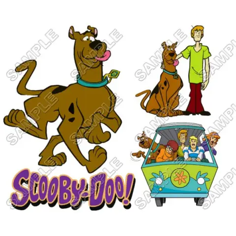 Scooby-Doo T Shirt Iron on Transfer Decal #9 Scooby-Doo T Shirt Iron on Transfer Decal #9