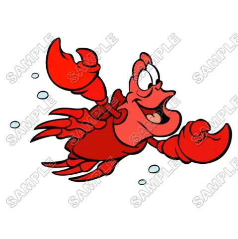 Sebastian   Little Mermaid  T Shirt Iron on Transfer Decal #7