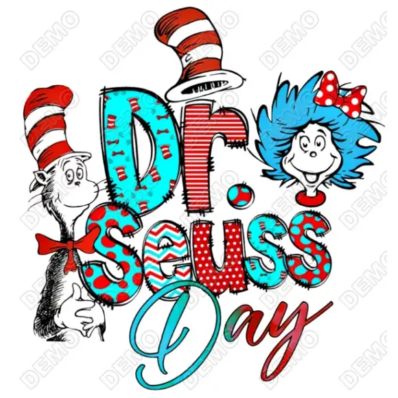 Dr.Seuss Day T Shirt Iron on Transfer Decal Dr.Seuss Day T Shirt Iron on Transfer Decal