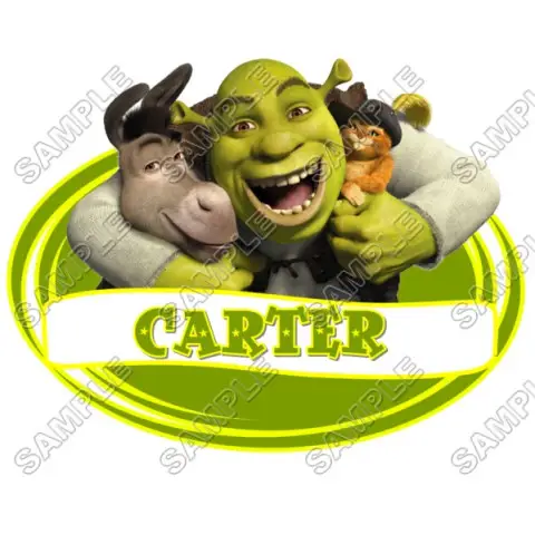 Shrek Birthday Personalized Custom T Shirt Iron on Transfer Decal #101 Shrek Birthday Personalized Custom T Shirt Iron on Transfer Decal #101