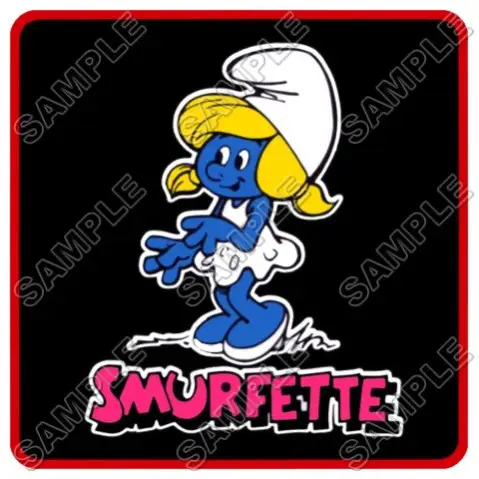Smurfette T Shirt Iron on Transfer Decal #25 Smurfette T Shirt Iron on Transfer Decal #25