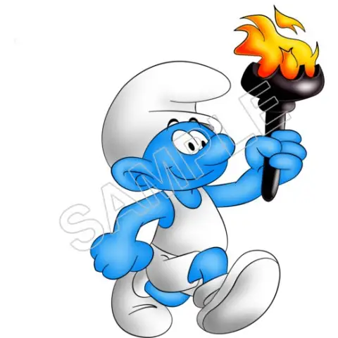 Smurfs T Shirt Iron on Transfer Decal #42 Smurfs T Shirt Iron on Transfer Decal #42