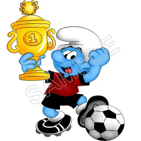 Smurfs T Shirt Iron on Transfer Decal #43 Smurfs T Shirt Iron on Transfer Decal #43