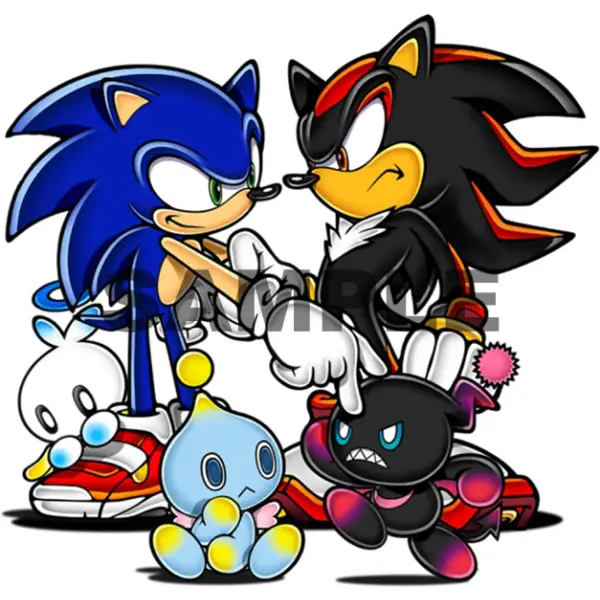 Sonic Shadow T Shirt Iron on Transfer Decal #19 Sonic Shadow T Shirt Iron on Transfer Decal #19