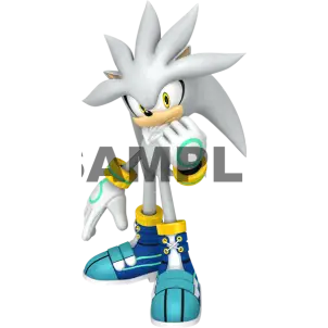 Sonic Silver T Shirt Iron on Transfer Decal #29 Sonic Silver T Shirt Iron on Transfer Decal #29
