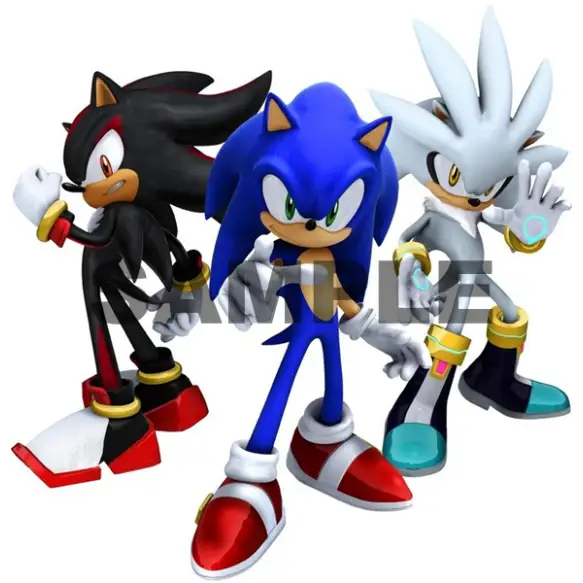 Sonic T Shirt Iron on Transfer Decal #2 Sonic T Shirt Iron on Transfer Decal #2