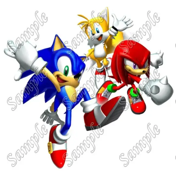 Sonic T Shirt Iron on Transfer Decal #22 Sonic T Shirt Iron on Transfer Decal #22