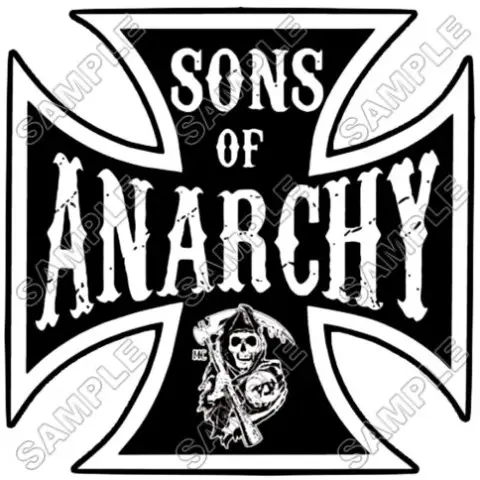 Sons of Anarchy T Shirt Iron on Transfer Decal #1 Sons of Anarchy T Shirt Iron on Transfer Decal #1