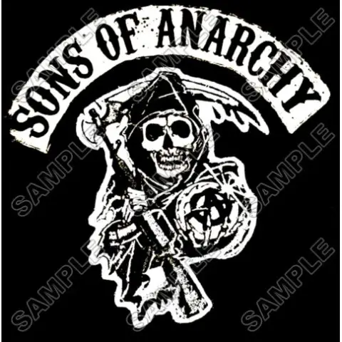 Sons of Anarchy T Shirt Iron on Transfer Decal #2 Sons of Anarchy T Shirt Iron on Transfer Decal #2