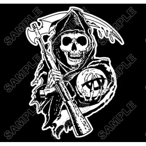Sons of Anarchy T Shirt Iron on Transfer Decal #3 Sons of Anarchy T Shirt Iron on Transfer Decal #3