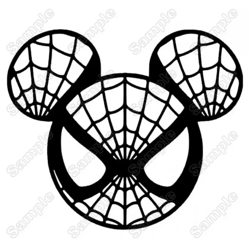 Spider man Mickey ears Iron On Transfer Vinyl HTV Spider man Mickey ears Iron On Transfer Vinyl HTV