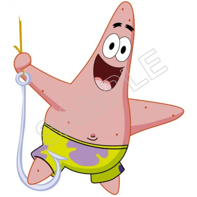 SpongeBob Partick T Shirt Iron on Transfer Decal #22 SpongeBob Partick T Shirt Iron on Transfer Decal #22