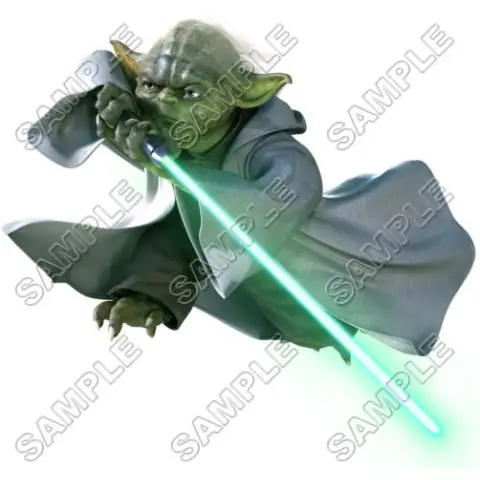 Star Wars Master Yoda T Shirt Iron on Transfer Decal #7 Star Wars Master Yoda T Shirt Iron on Transfer Decal #7
