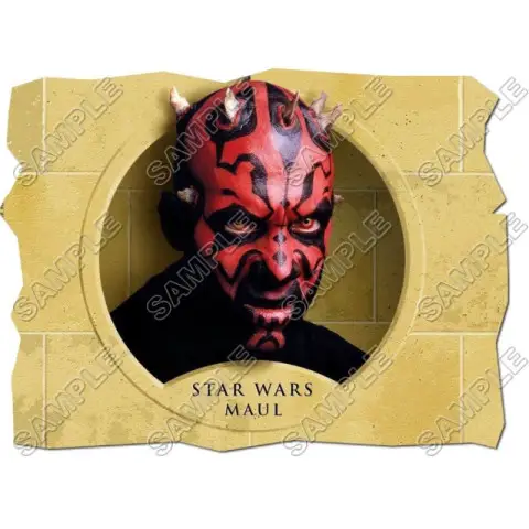 Star Wars Maul T Shirt Iron on Transfer Decal #24 Star Wars Maul T Shirt Iron on Transfer Decal #24