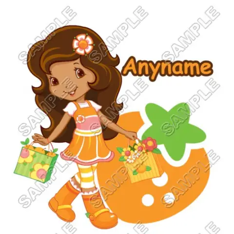 Strawberry Shortcake Orange Blossom Personalized Custom T Shirt Iron on Transfer Decal #34 Strawberry Shortcake Orange Blossom Personalized Custom T Shirt Iron on Transfer Decal #34