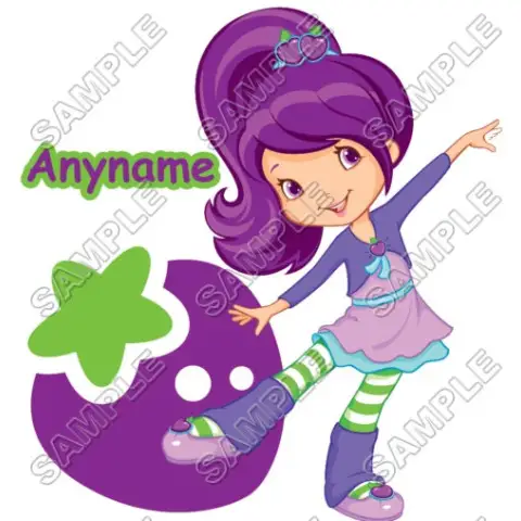 Strawberry Shortcake Plum Pudding Personalized Custom T Shirt Iron on Transfer Decal #35 Strawberry Shortcake Plum Pudding Personalized Custom T Shirt Iron on Transfer Decal #35