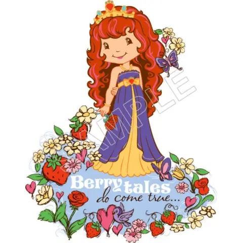 Strawberry Shortcake T Shirt Iron on Transfer Decal #4 Strawberry Shortcake T Shirt Iron on Transfer Decal #4