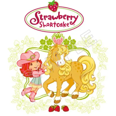 Strawberry Shortcake T Shirt Iron on Transfer Decal #6 Strawberry Shortcake T Shirt Iron on Transfer Decal #6