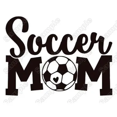 Soccer mom  Iron On Transfer Vinyl HTV