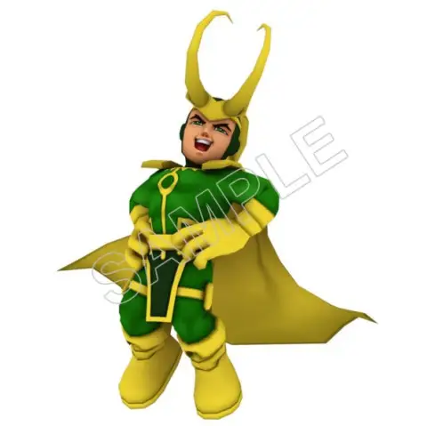 Super Hero Squad Loki T Shirt Iron on Transfer  Decal  #74