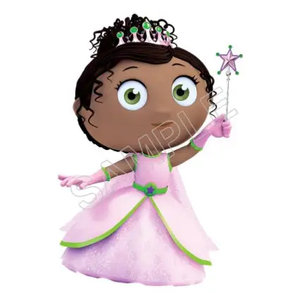 Super Why Princess Pea T Shirt Iron on Transfer Decal #8 Super Why Princess Pea T Shirt Iron on Transfer Decal #8