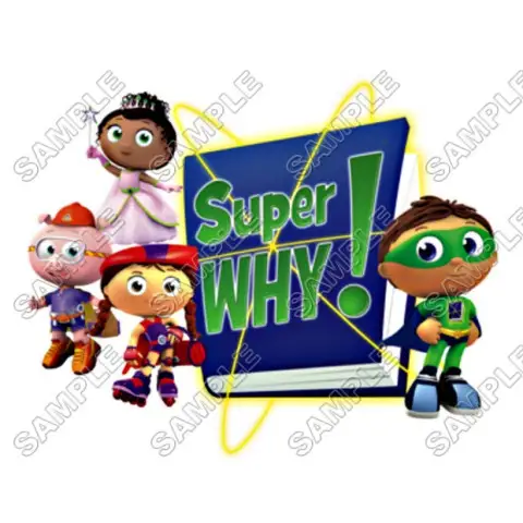 Super Why T Shirt Iron on Transfer Decal #5 Super Why T Shirt Iron on Transfer Decal #5