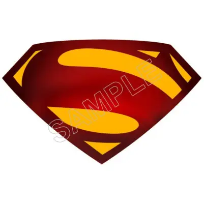 Superman Logo Man of Steel T Shirt Iron on Transfer Decal #16 Superman Logo Man of Steel T Shirt Iron on Transfer Decal #16