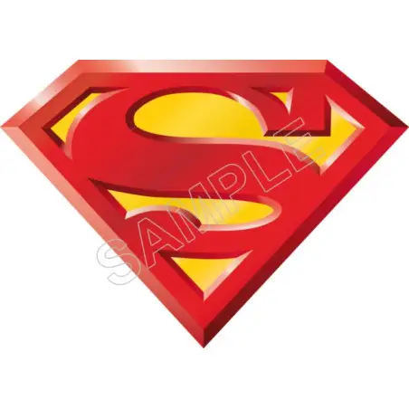 Superman Logo T Shirt Iron on Transfer Decal #14 Superman Logo T Shirt Iron on Transfer Decal #14