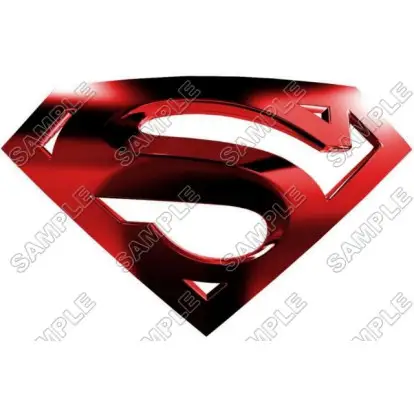 Superman Logo  T Shirt Iron on Transfer  Decal  #2