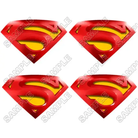 Superman Logo T Shirt Iron on Transfer Decal #8 Superman Logo T Shirt Iron on Transfer Decal #8