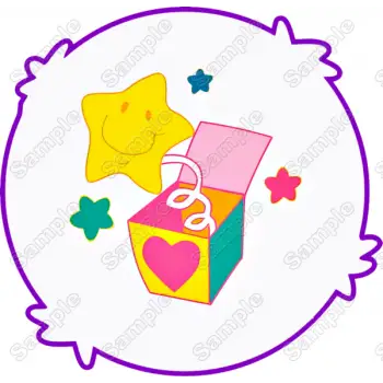 Surprise  Care Bear  Symbol  T Shirt Iron on  Transfer Decal