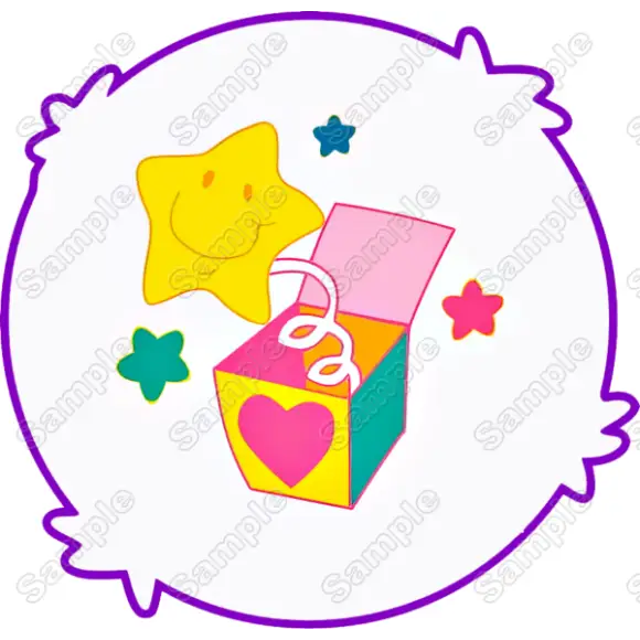 Surprise Care Bear Symbol T Shirt Iron on Transfer Decal Surprise Care Bear Symbol T Shirt Iron on Transfer Decal