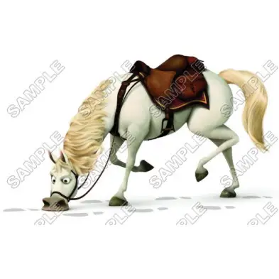 Tangled Rapunzel Maximus the royal horse T Shirt Iron on Transfer Decal #11 Tangled Rapunzel Maximus the royal horse T Shirt Iron on Transfer Decal #11