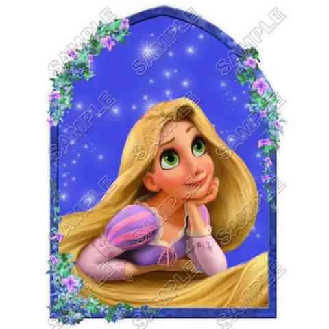 Tangled Rapunzel  T Shirt Iron on Transfer  Decal  #2