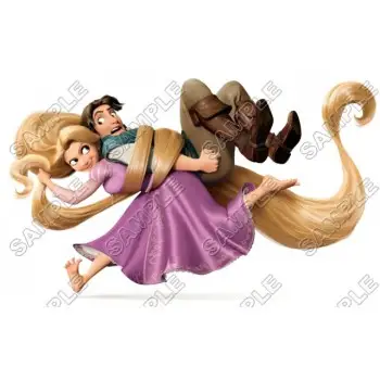Tangled Rapunzel T Shirt Iron on Transfer Decal #5